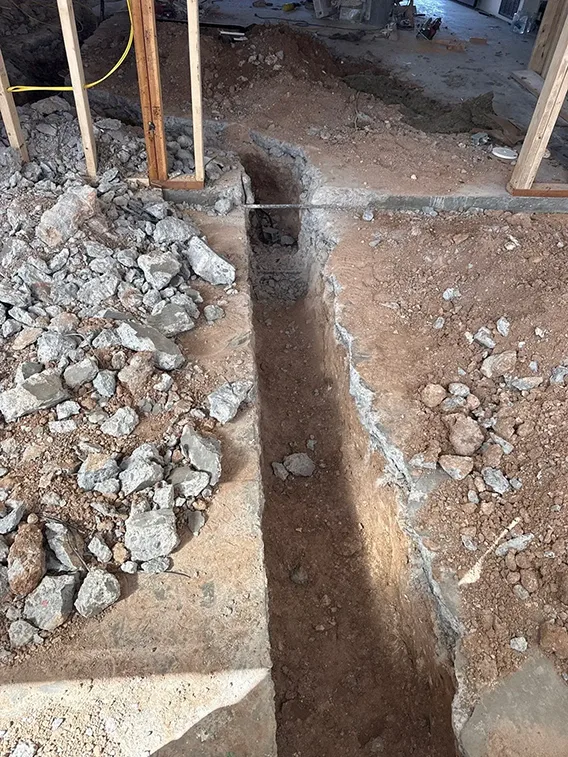 Plumbing Damage Home in Midland TX